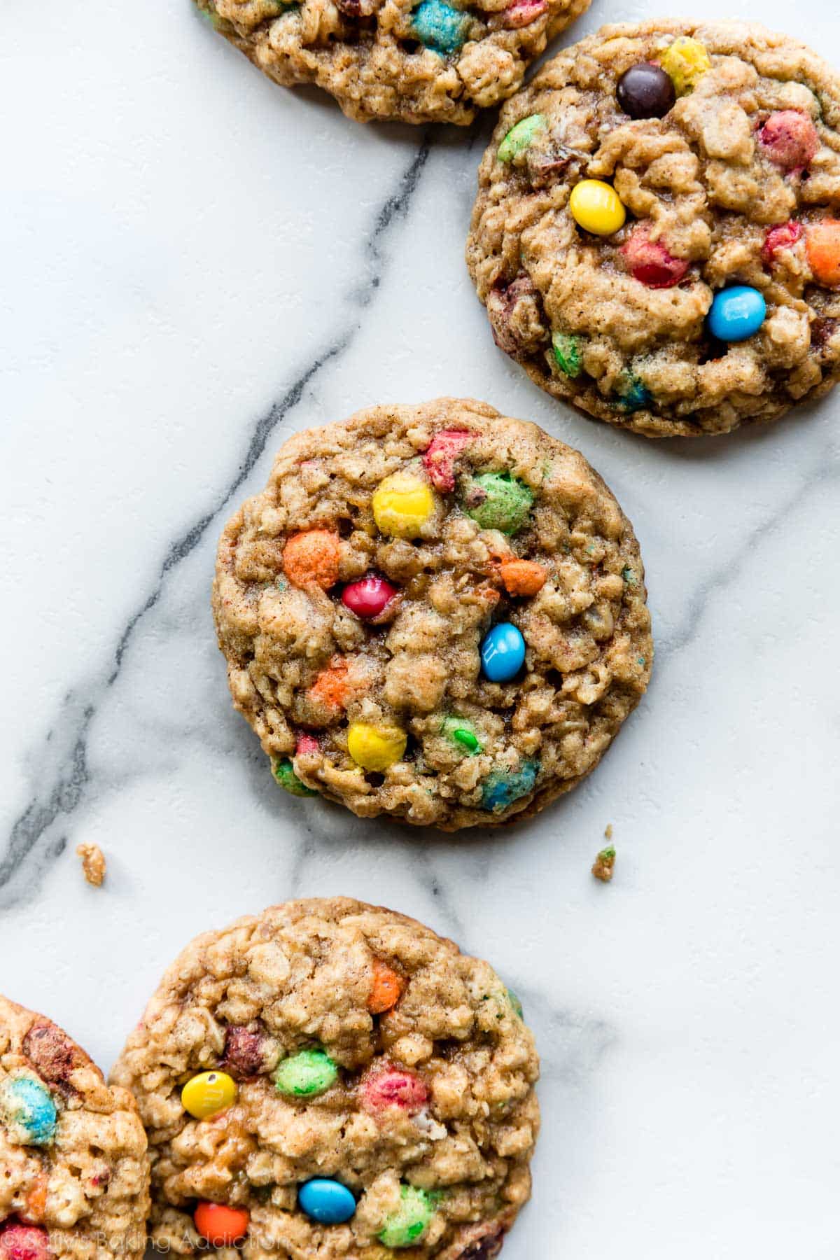 oatmeal M&M cookies