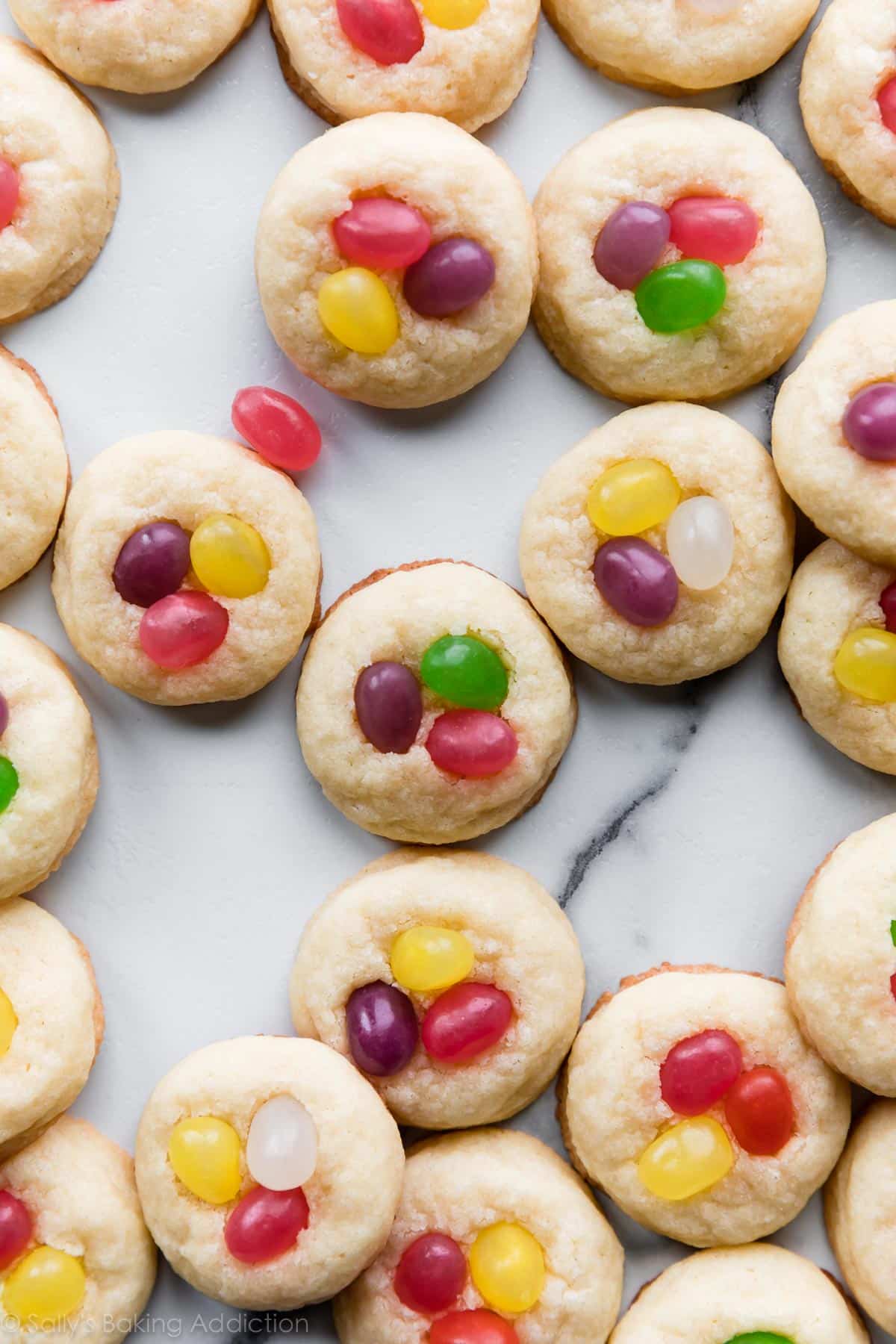 Easter jellybean sugar cookies