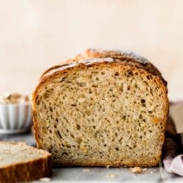 no knead honey oat bread