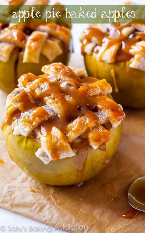 apple pie baked apples