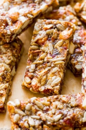 vanilla almond snack bars