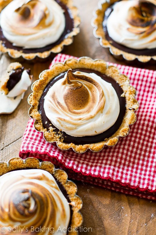 s'mores tartlets