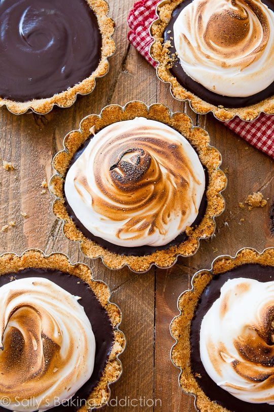 s'mores tartlets