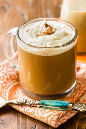 homemade pumpkin spice coffee creamer