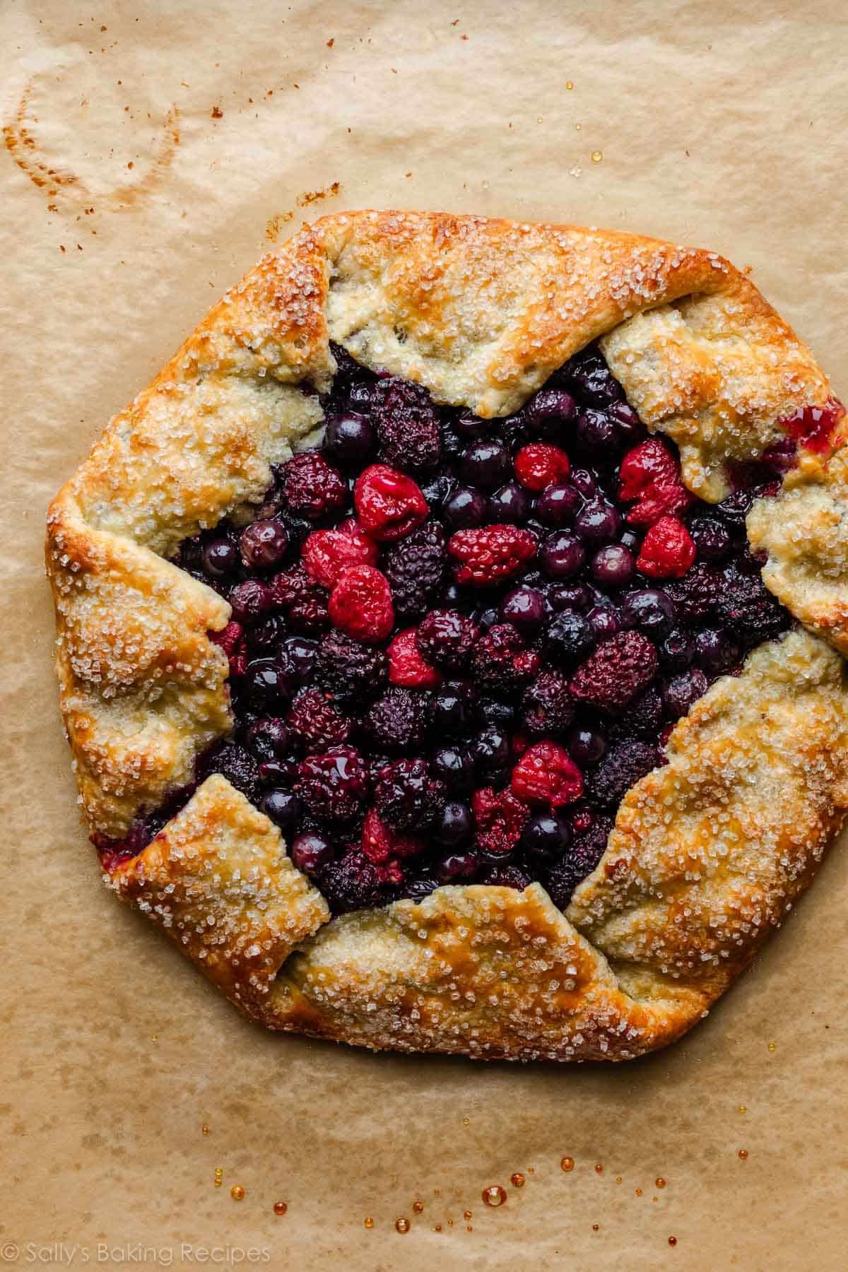 berry galette.