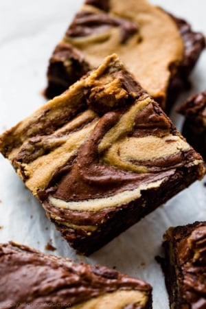 peanut butter swirl brownie