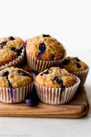 Blueberry oatmeal muffins