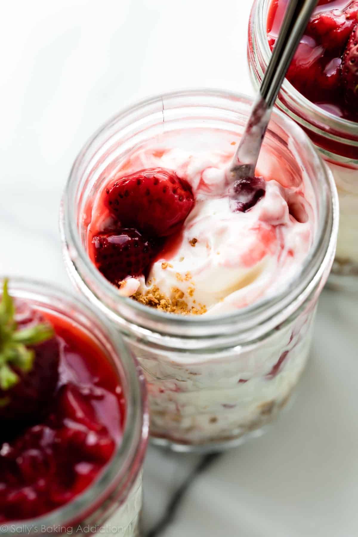 no bake cheesecake jars