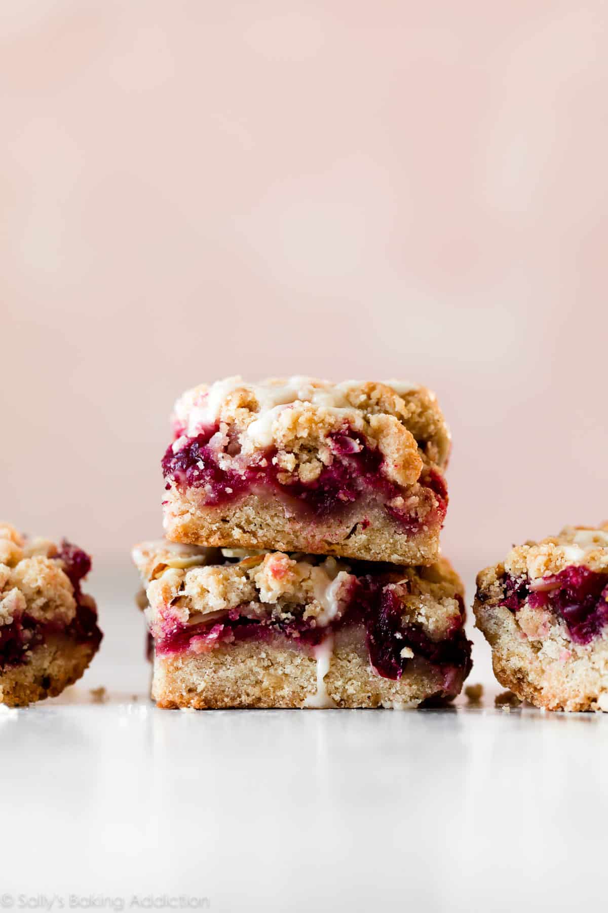 cranberry crumble bars