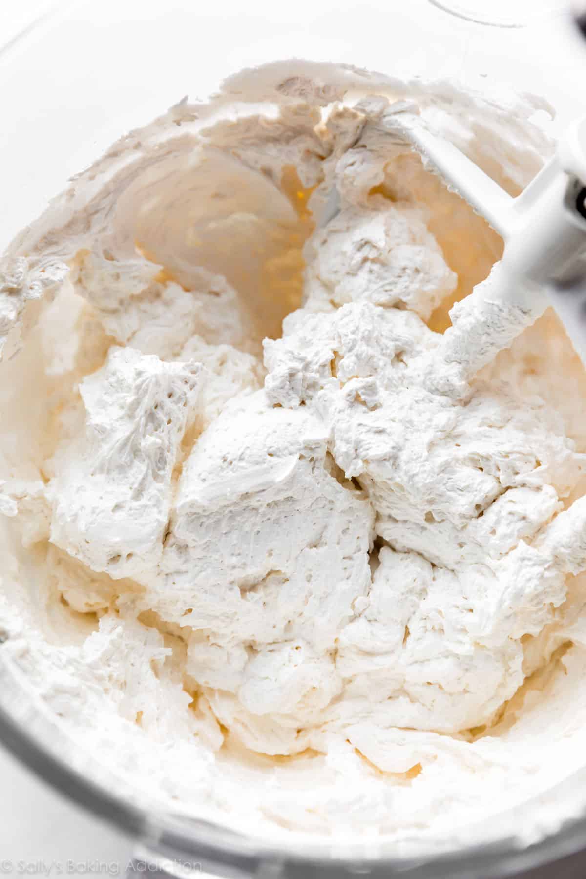 curdled thick swiss meringue buttercream disaster