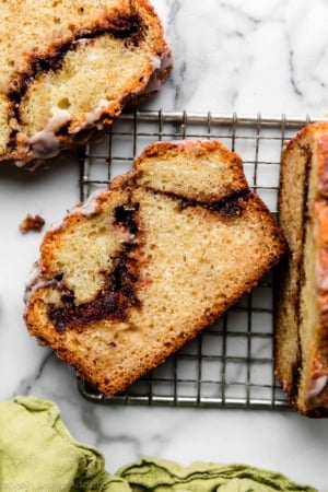 cinnamon swirl quick bread