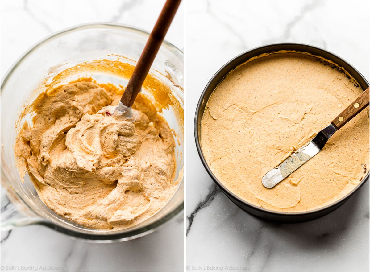 no bake pumpkin cheesecake filling