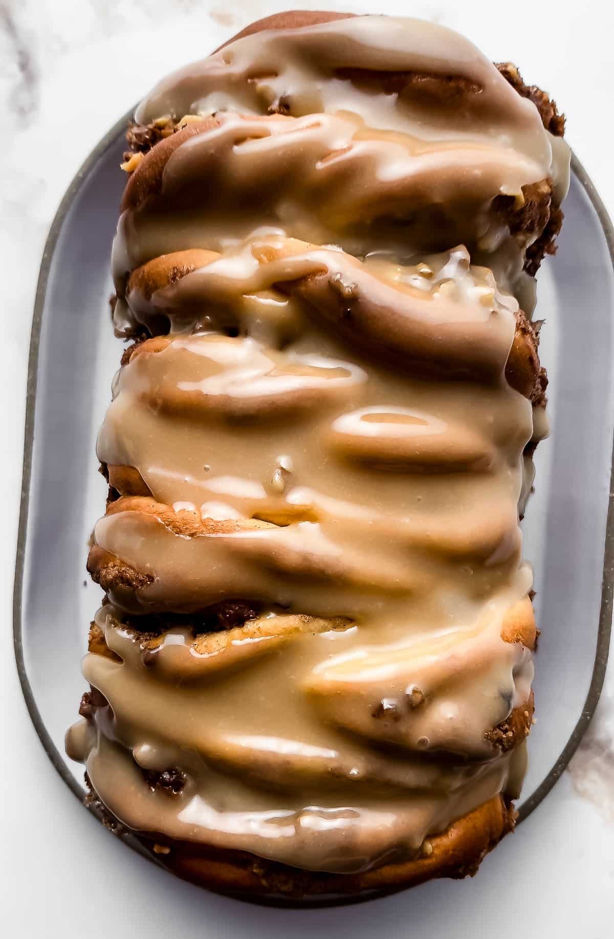 maple pull-apart bread.